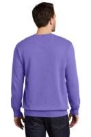 Port & Company Beach Wash Garment-Dyed Crewneck Sweatshirt Close Up Detail