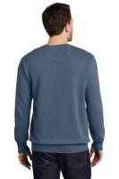 Port & Company Beach Wash Garment-Dyed Crewneck Sweatshirt Feature Close-up