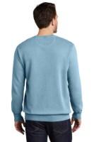 Port & Company Beach Wash Garment-Dyed Crewneck Sweatshirt Close Up Detail