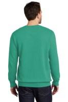 Port & Company Beach Wash Garment-Dyed Crewneck Sweatshirt Close Up Detail