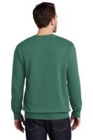 Port & Company Beach Wash Garment-Dyed Crewneck Sweatshirt Perspective View