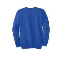 Port & Company Essential Fleece Crewneck Sweatshirt Close Up Detail