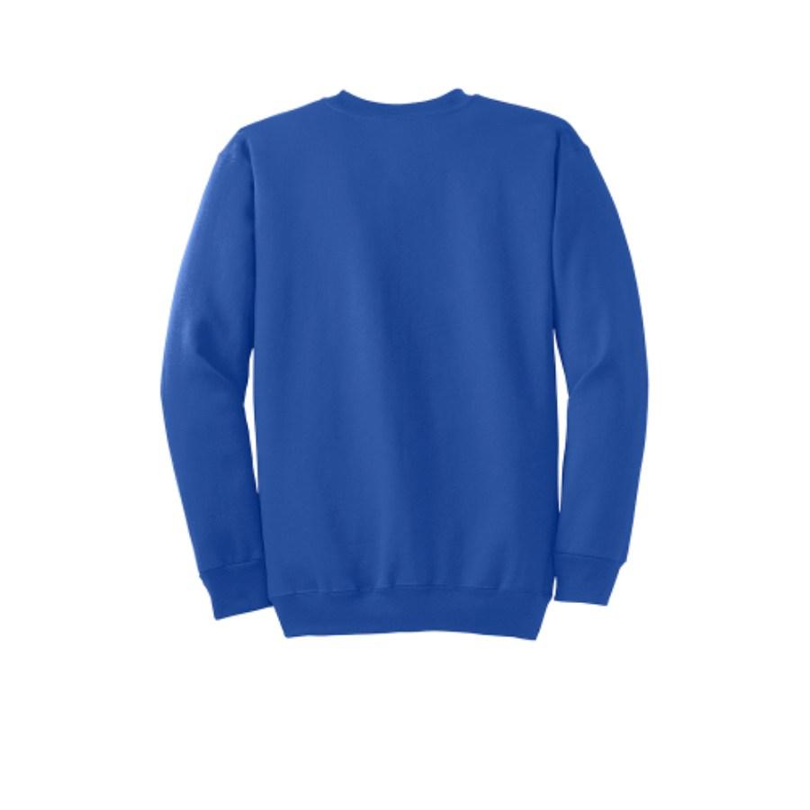 Port & Company Essential Fleece Crewneck Sweatshirt Close Up Detail