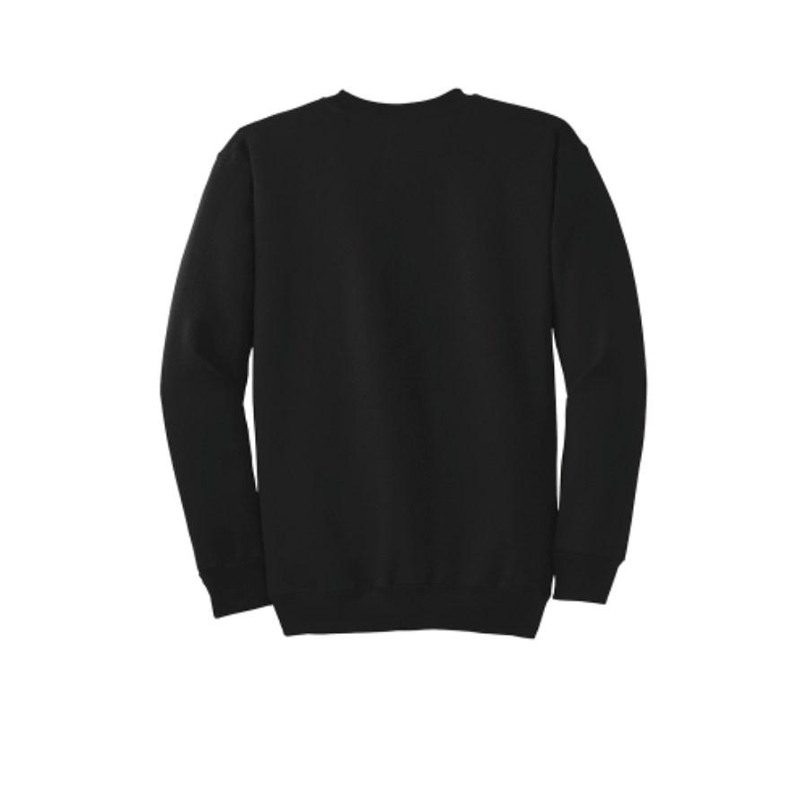 Port & Company Essential Fleece Crewneck Sweatshirt Close Up Detail
