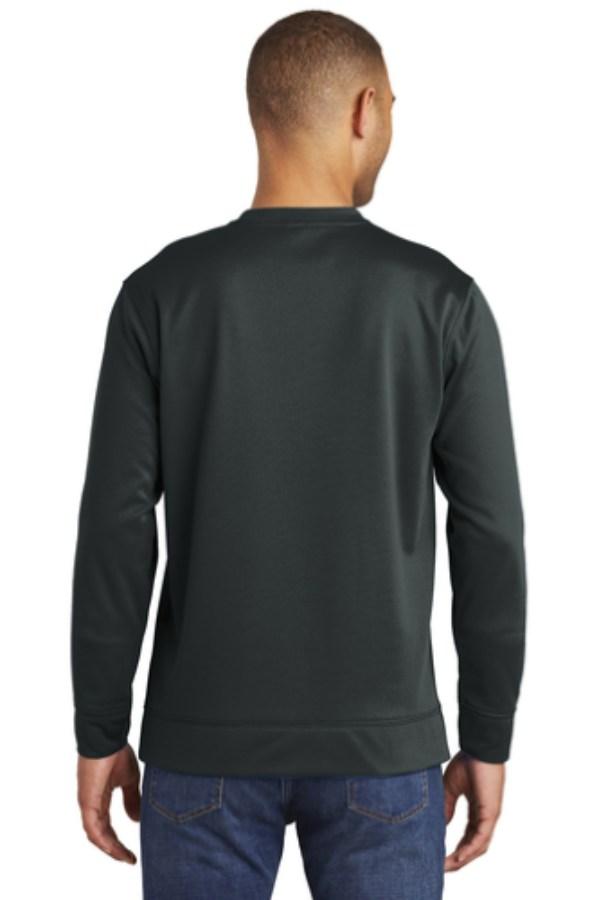 Port & Company Performance Fleece Crewneck Sweatshirt Feature Close-up