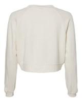 BELLA + CANVAS Women's Raglan Pullover Fleece Close Up Detail