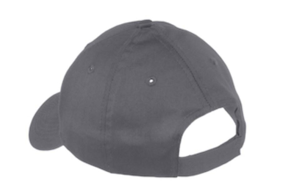 Port & Company Youth Six-Panel Twill Cap Close Up Detail