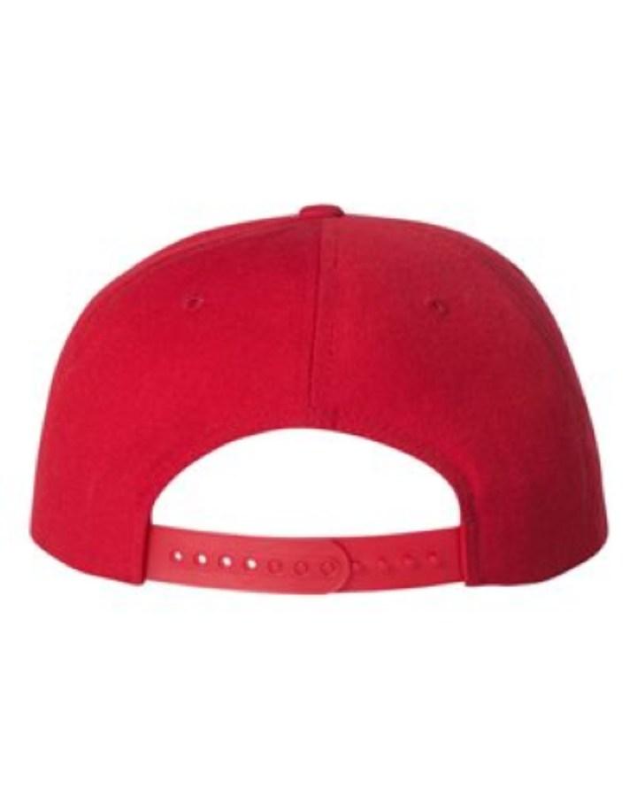 YP Classics Premium Five-Panel Snapback Cap Close Up Detail
