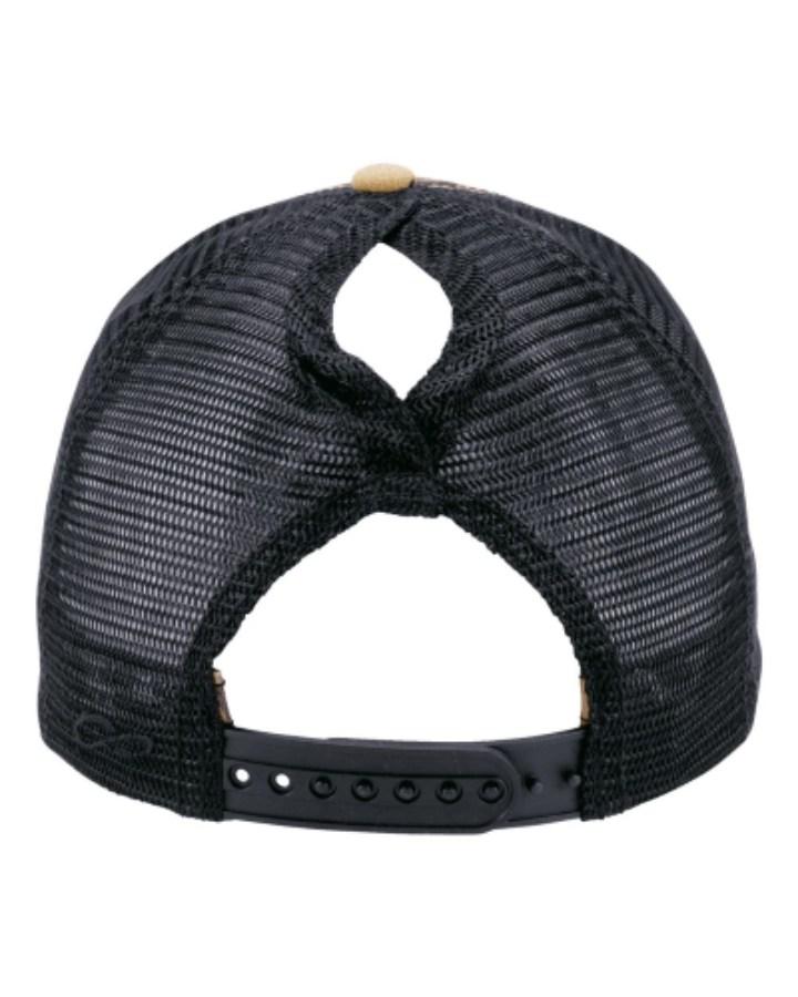 Infinity Her Women's Modern Trucker Cap Feature Close-up