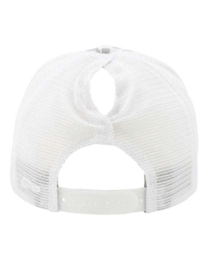 Infinity Her Women's Modern Trucker Cap Feature Close-up