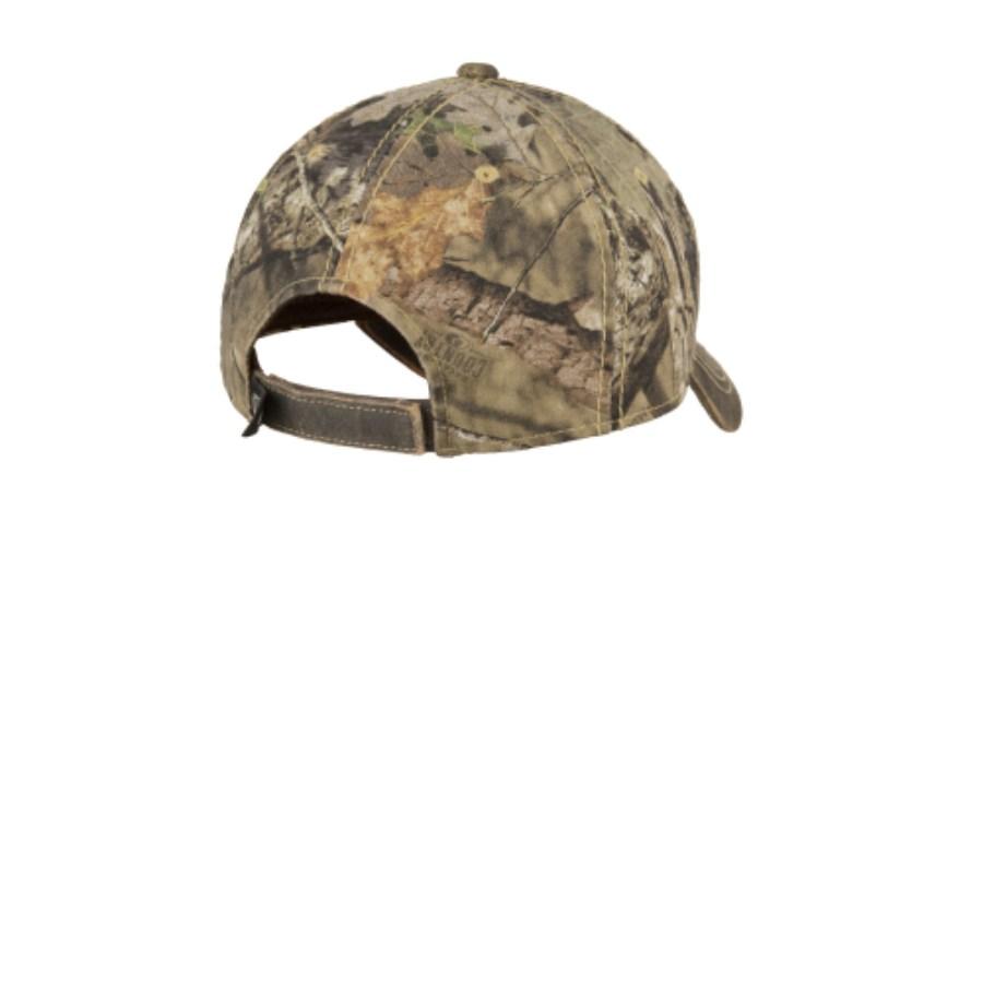 Port Authority Pigment Print Camouflage Cap Perspective View