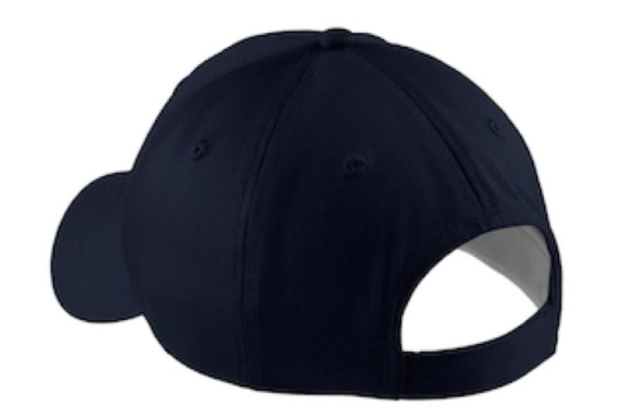 Port & Company Five-Panel Twill Cap Close Up Detail
