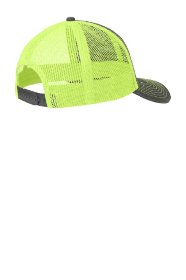 Port Authority Snapback Trucker Cap Close Up Detail