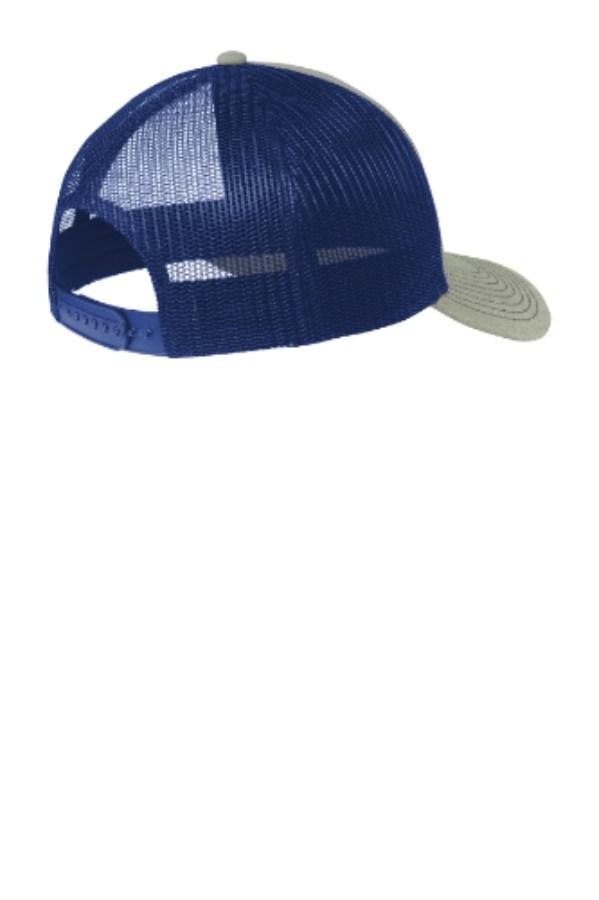 Port Authority Snapback Trucker Cap Feature Close-up