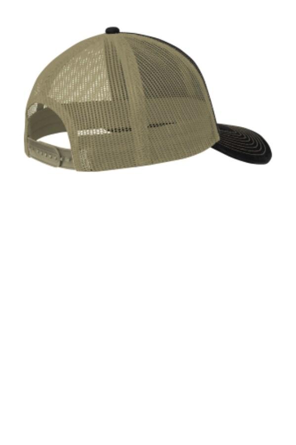 Port Authority Snapback Trucker Cap Close Up Detail