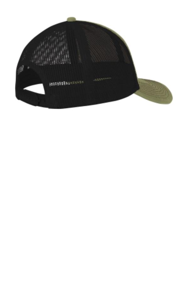 Port Authority Snapback Trucker Cap Close Up Detail