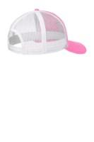 Port Authority Snapback Trucker Cap Feature Close-up
