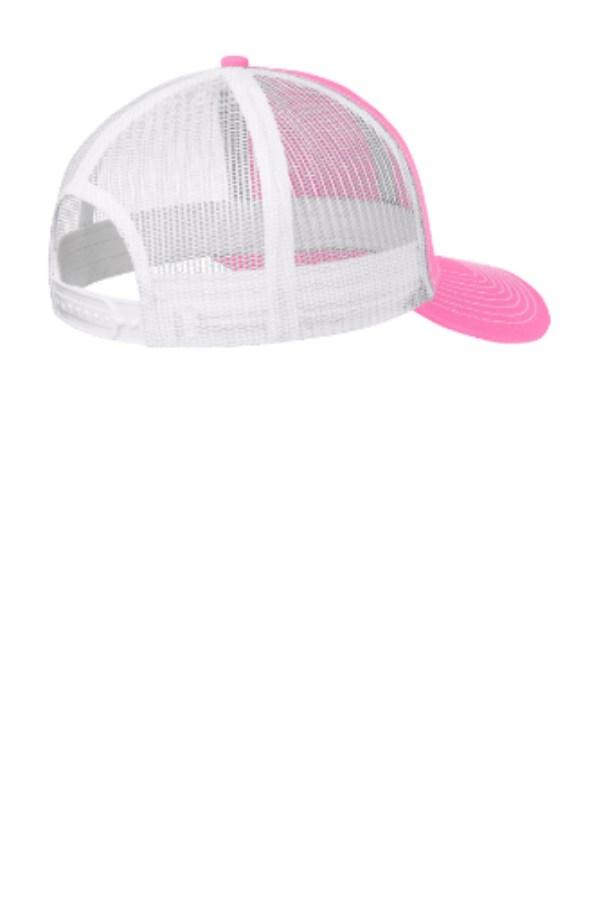 Port Authority Snapback Trucker Cap Feature Close-up