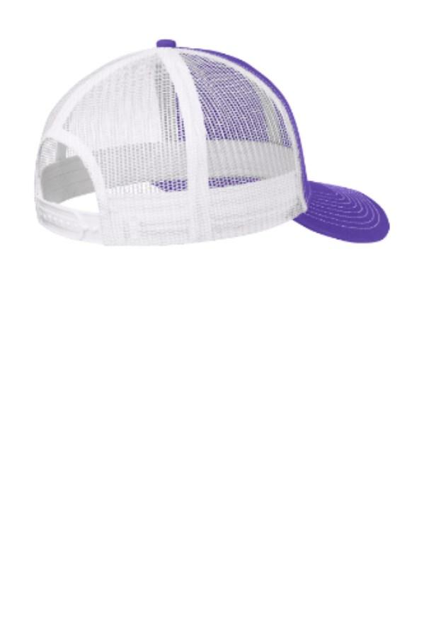 Port Authority Snapback Trucker Cap Feature Close-up