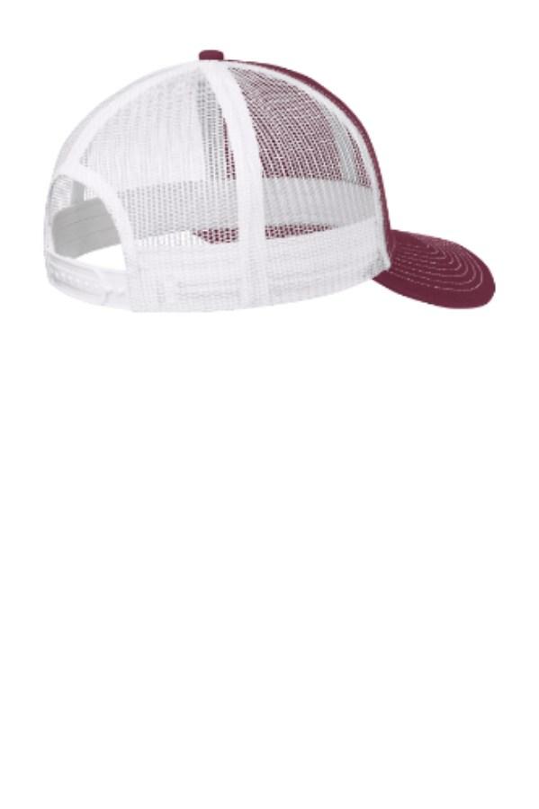 Port Authority Snapback Trucker Cap Close Up Detail