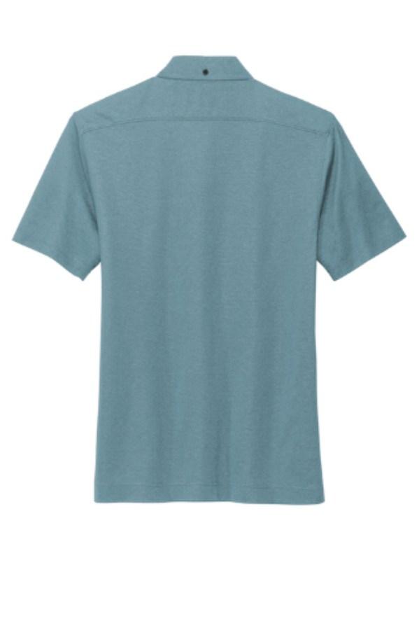 Mercer+Mettle Stretch Pique Full-Button Polo Additional view