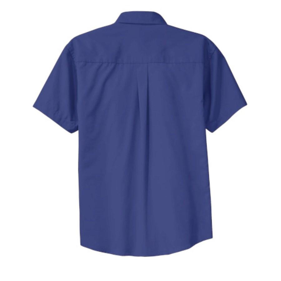 Port Authority Tall Short Sleeve Easy Care Shirt Perspective View