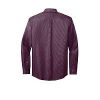 Brooks Brothers Wrinkle-Free Stretch Nailhead Shirt Feature Close-up