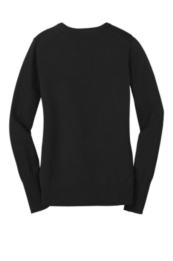 Port Authority Ladies V-Neck Sweater Perspective View