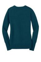 Port Authority Ladies V-Neck Sweater Close Up Detail