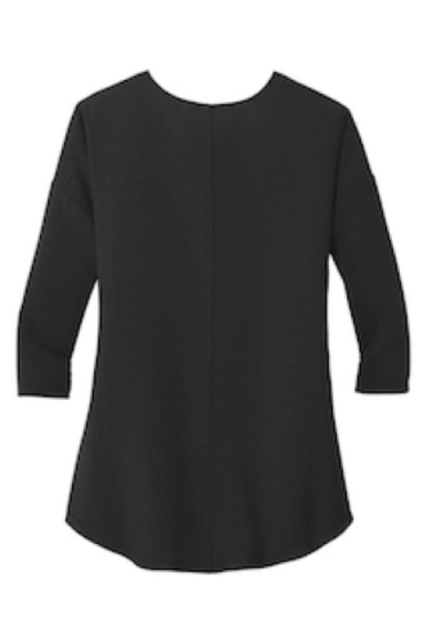 Picture of Port Authority Ladies Concept 3/4-Sleeve Soft Split Neck Top