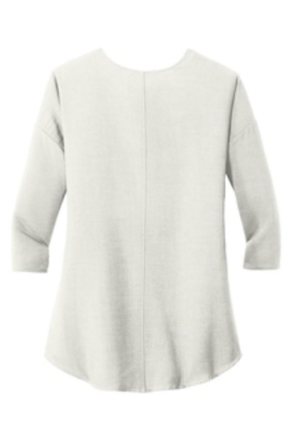 Picture of Port Authority Ladies Concept 3/4-Sleeve Soft Split Neck Top