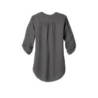 Port Authority Ladies 3/4-Sleeve Tunic Blouse Perspective View