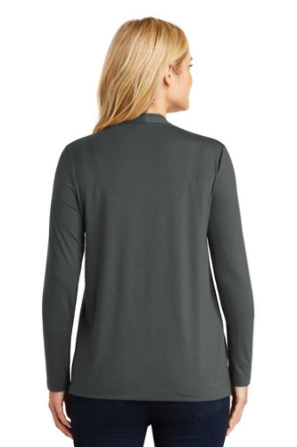 Port Authority Ladies Concept Open Cardigan Feature Close-up