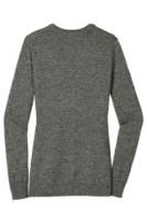 Port Authority Ladies Marled Cardigan Sweater Perspective View
