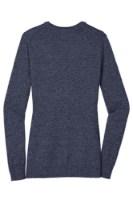 Port Authority Ladies Marled Cardigan Sweater Feature Close-up