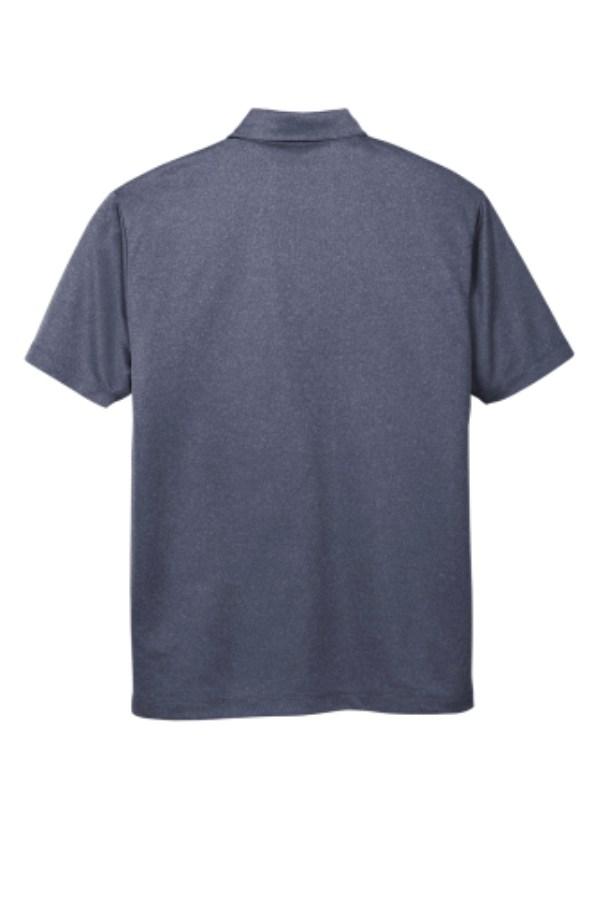 Port Authority Heathered Silk Touch Perf Polo Perspective View