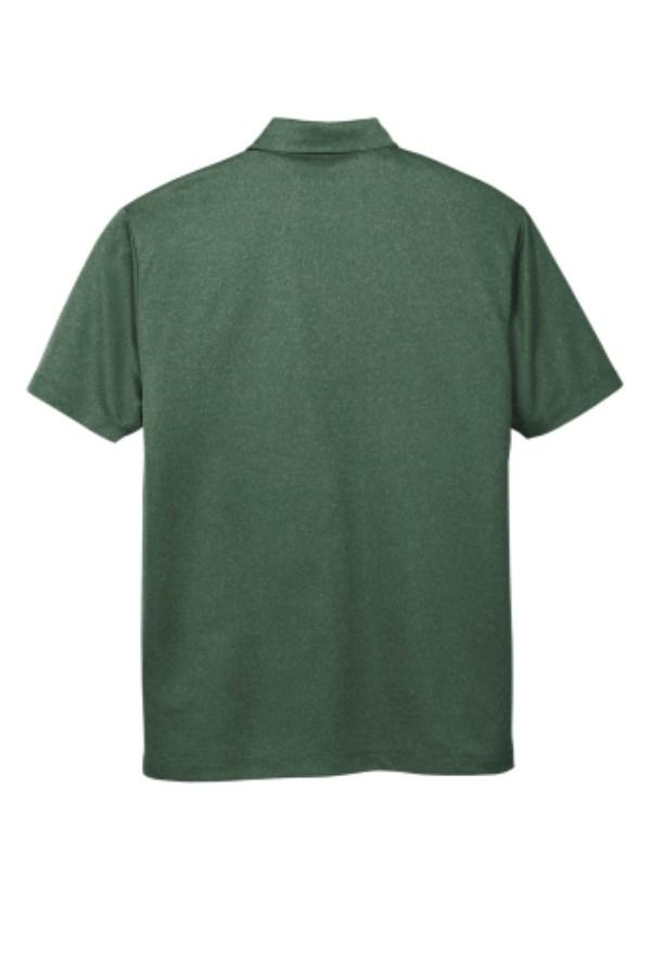 Port Authority Heathered Silk Touch Perf Polo Feature Close-up