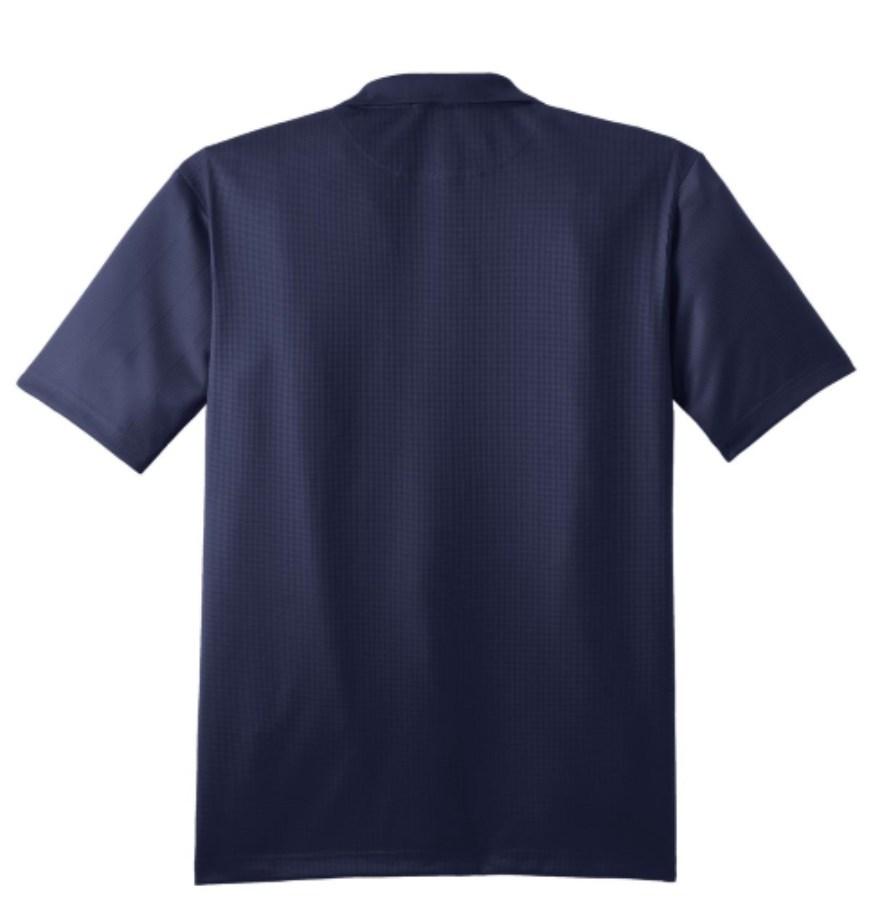 Port Authority Performance Fine Jacquard Polo Feature Close-up