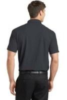 Port Authority Dry Zone Grid Polo Feature Close-up