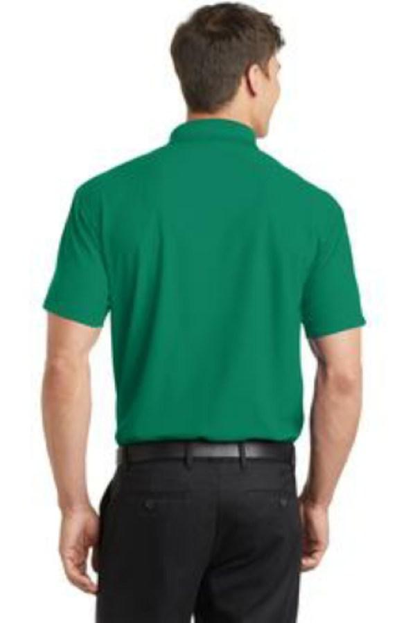Port Authority Dry Zone Grid Polo Close Up Detail