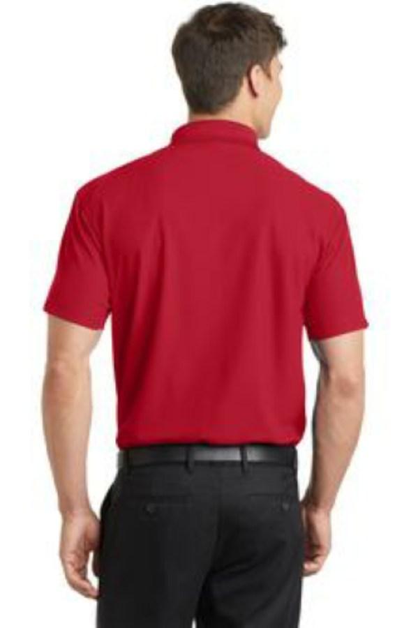 Port Authority Dry Zone Grid Polo Close Up Detail