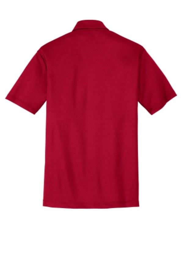 Port Authority Silk Touch Performance Polo Close Up Detail