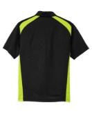 CornerStone Select Snag-Proof Two Way Colorblock PktPolo Feature Close-up