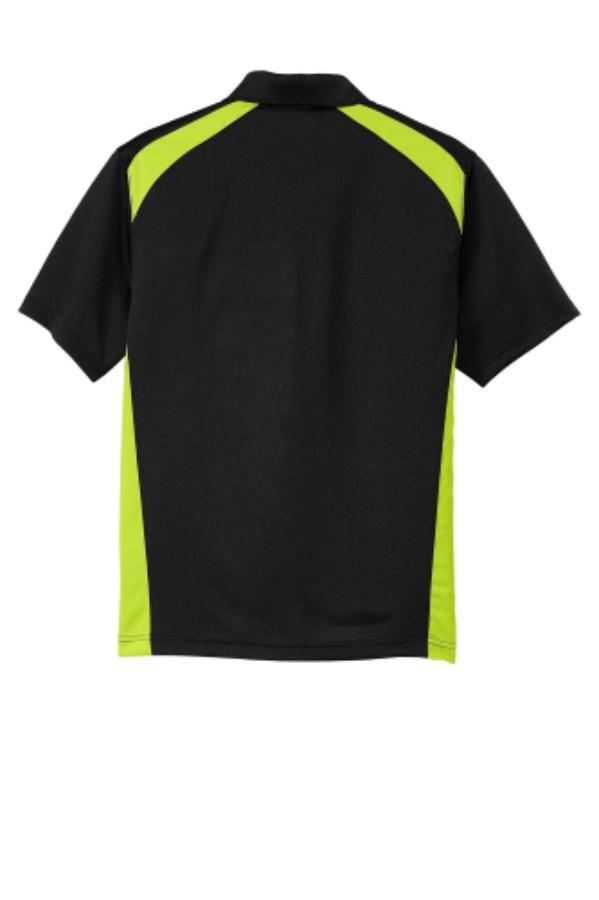 CornerStone Select Snag-Proof Two Way Colorblock PktPolo Feature Close-up