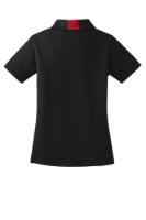 Sport-Tek Ladies Side Blocked Micropique Sport-Wick Polo Feature Close-up