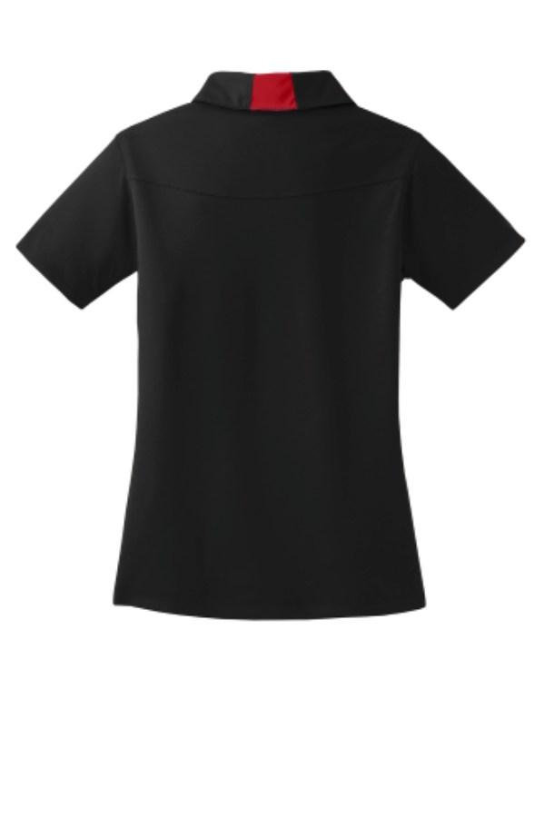 Sport-Tek Ladies Side Blocked Micropique Sport-Wick Polo Feature Close-up