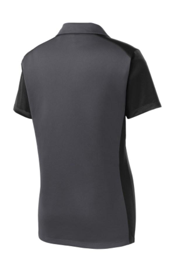 Sport-Tek Ladies Colorblock Micropique Sport-Wick Polo Feature Close-up