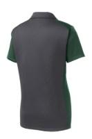 Sport-Tek Ladies Colorblock Micropique Sport-Wick Polo Close Up Detail