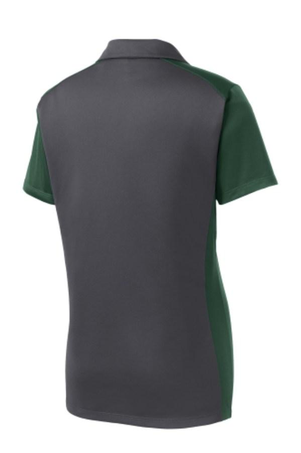 Sport-Tek Ladies Colorblock Micropique Sport-Wick Polo Close Up Detail