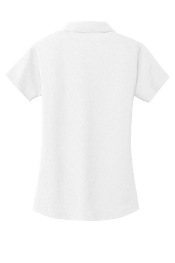 Port Authority Ladies Dry Zone Grid Polo Feature Close-up